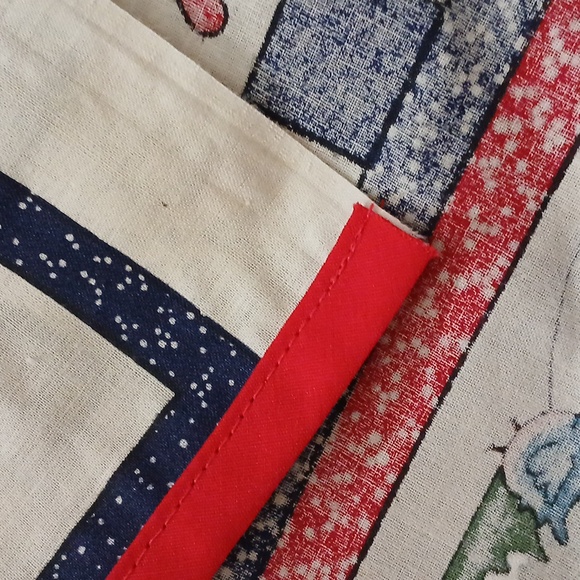 Snowman fabric sewn border Dianne Marcum - Picture 5 of 7